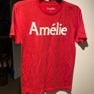 Official Broadway t-shirt Amelie size XS never worn red